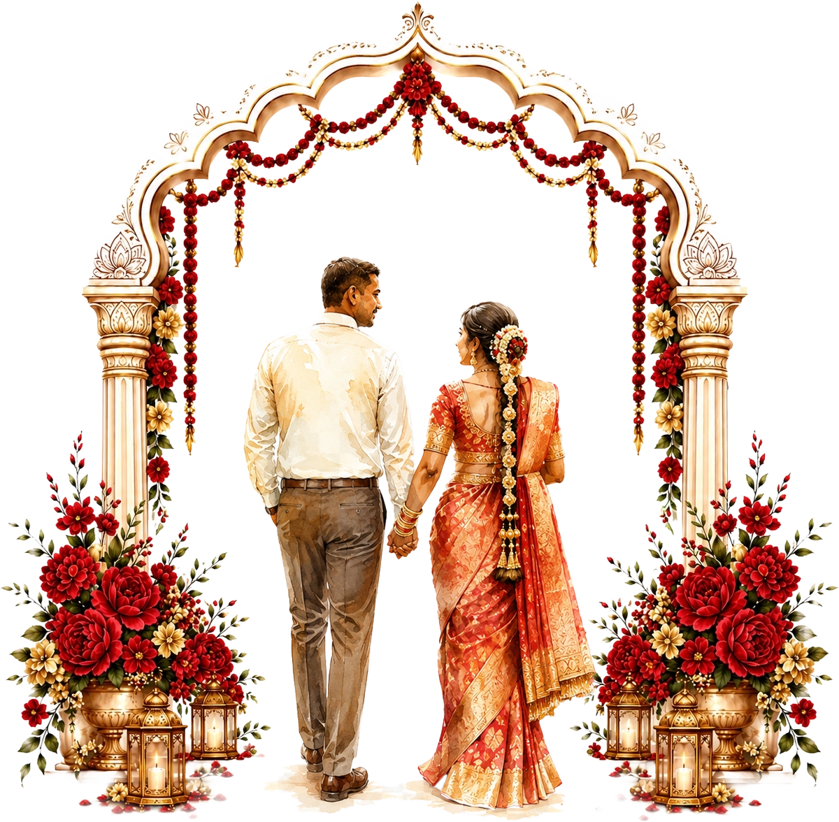 Traditional Mandap Arch Decoration